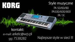 Suknie kolorowe 2016 KORG PA 50 [upl. by Ahsemal890]