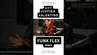 JUSTINA VALENTINE Goes Crazy On FUNK FLEX REMIX [upl. by Sioux953]