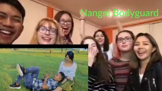 Korean reaction Nangni Bodyguard  Rikram Mrong full video [upl. by Nashner]