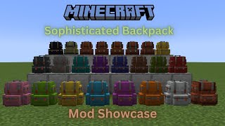 Sophisticated Backpack Mod  MOD SHOWCASE [upl. by Agata]