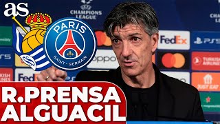 Rueda de prensa de Alguacil Mbappé Luis Enrique PSG [upl. by Phineas]