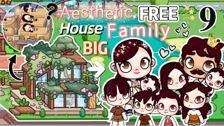 NEW FREE UPDATE NATURAL CHIC HOUSE MAKER For BIG FAMILY🏡OF 9 AVATAR WORLD House Ideas House Design [upl. by Gottlieb]