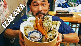 Freshest Local Seafood amp Okinawan Wagyu Beef IZAKAYA Food Tour [upl. by Fritz124]