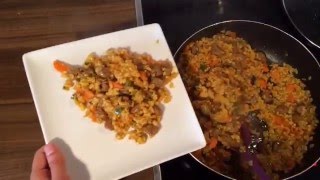 Etli Körili Bulgur PilaviFleisch curry Bulgur Reis risotto einfach lecker [upl. by Asaret]