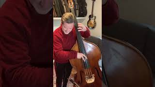 Exercise in Upright Bass Harmonics Hammerons Pulloffs [upl. by Ahgiel878]