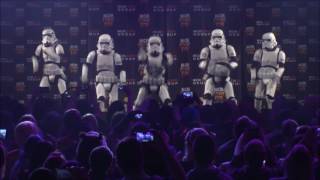 Boogie Storm Give It The Full Stormtrooper Stomp  MCM London Comic Con [upl. by Dasa]