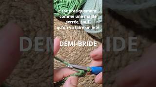 6TUTO CROCHET DROITIER  DemiBride dbhdc [upl. by Elleinaj]