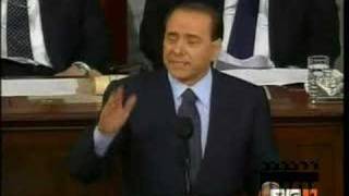 Silvio Berlusconi Congresso USA 01032006 2ª parte [upl. by Nivart]