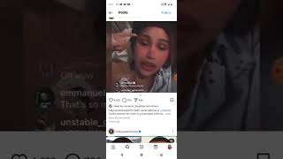 cardi b was in th hospital when someone called CPS on her kids [upl. by Kalam]