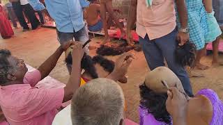 lady headshave at temple [upl. by Gardell]