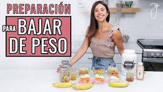 PREPARACIÓN DE COMIDA PARA BAJAR DE PESO I Saludable Fácil y Económica [upl. by Iand]