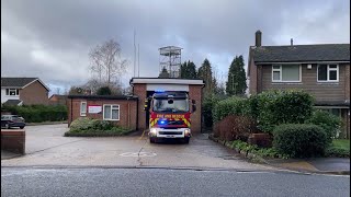 Hampshire amp Isle of Wight Fire and Rescue Service  Liphook Light Rescue Pump Turnout [upl. by Adnhoj]