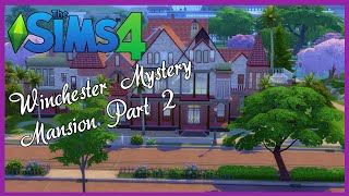 Winchester Mystery Mansion Part 2  Sims 4 Speed build [upl. by Monroe]