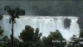 Athirappilly amp Charpa Waterfalls  Monsoon  HD [upl. by Oswin292]