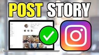 How To Post Instagram Story From LaptopPC [upl. by Rahal]