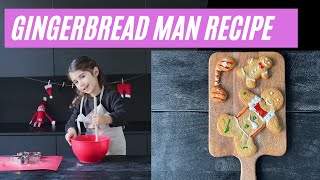 Gingerbread Man Recipe by 3 year old [upl. by Lind474]