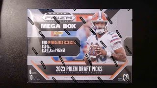 2023 Panini Prizm Draft Picks Mega Box from Target Review [upl. by Emelun]