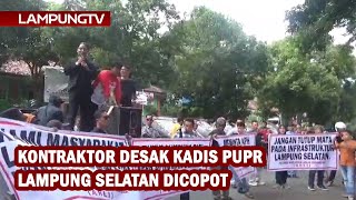 Kontraktor Desak Kadis PUPR Lampung Selatan Dicopot [upl. by Kat]