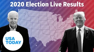 Election Night 2020 Coverage of Trump Biden and key races  USA TODAY [upl. by Sprung]