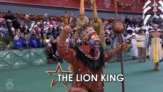 The Lion King Performs at Macys Thanksgiving Parade [upl. by Acinom]