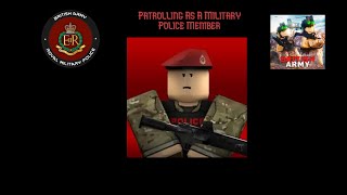 Patrolling In ReaperMahs BA Roblox [upl. by Meadow]