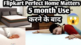 Flipkart Perfect Homes Duo Hard amp Soft Mattress Review  Orthopedic Mattress Queen  5 Months Used [upl. by Balfore767]