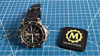 Marathon Jumbo Chronograph  CSAR [upl. by Norahs]