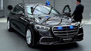 2024 Mercedes S Class GUARD  V12 Armored S680 Full Review Interior Exterior Security [upl. by Akimik]