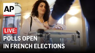 France elections 2024 LIVE Polls open in pivotal runoff vote [upl. by Aliuqa]