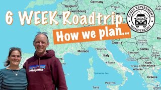 Behind the Scenes Planning Our European Campervan Road Trip [upl. by Lenehc]