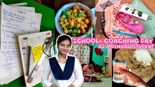 School Coaching days in my life as a Bengali student 📚📑🌸🩷  hectic day  Study  🧿 Blusher girl 🌼✨💛 [upl. by Vera]