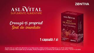 Aslavital Scut de Imunitate  supliment alimentar cu vitamine si minerale pentru o viata sanatoasa [upl. by Notirb]