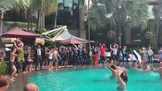 Oh na na Challenge at ShangriLa Hotel Bangkok [upl. by Luke329]