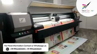 Solvent Printing Machine in IndiaTrue Solvent Printer solventprinter flexprinting truecolor [upl. by Anirrok]