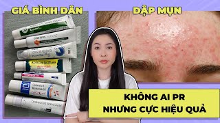 Top 10 type DẬP MỤN TRỊ THÂM giá bình dân ❗Xài sao review vậy KHÔNG CẦN AI PR❗Underground skincare [upl. by Yeclek]