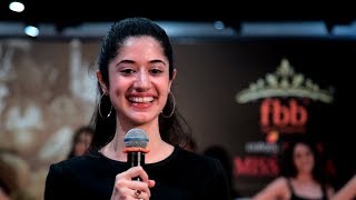 Mehak Punjabis introduction at Miss India Maharashtra 2018 Auditions [upl. by Nixie]