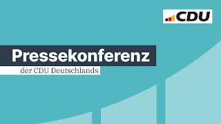 🔴 Live Pressekonferenz mit Carsten Linnemann Serap Güler und Mario Voigt [upl. by Mame880]