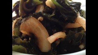 How to Make Korean Seaweed  Miyuk Salad  Korean Food Side Dish Recipe [upl. by Yleve]