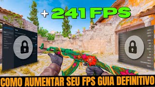 Como AUMENTAR o FPS no CS2 ATUALIZADO 2024 Melhor config e Melhores comandos [upl. by Marlea]