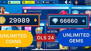 DLS 24  Unlimited Coins and Gems DLS 24 Hack [upl. by Siari264]