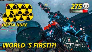 🏆WORLD’S FIRST 7 NUKES IN 1 GAME… HEPTA NUKE in MW3 Hepta Nuke Gameplay Mw3 [upl. by Neeli]