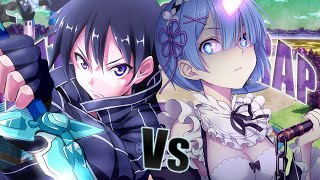 Kirito vs Rem  Batallas de Rap Random  Mido [upl. by Anilesor794]