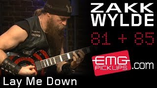 Zakk Wylde plays quotLay me Downquot on EMGtv [upl. by Alletnahs]