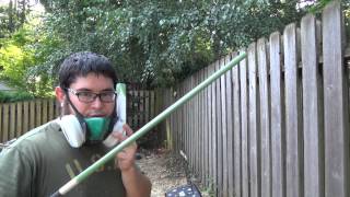 How to Refletch and Spray Paint Carbon Arrows Part 2 Spray Painting [upl. by Wilden258]