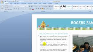 How to Create a Newsletter in Microsoft Word [upl. by Niels255]