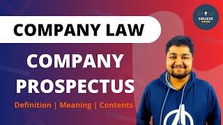 Company Prospectus  Company Documents  Company Law  BBA  Study at Home with me [upl. by Gnuhc]