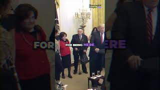 Donald Trumps special moment with Holocaust survivors [upl. by Tormoria47]