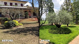 PRIVATE GARDEN  HYDROSEEDING [upl. by Nairdna243]