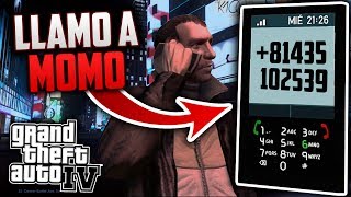 ¿QUE PASA SI LLAMAS A MOMO EN GTA IV Grand Theft Auto 4 Misterios 300 AM [upl. by Carce]