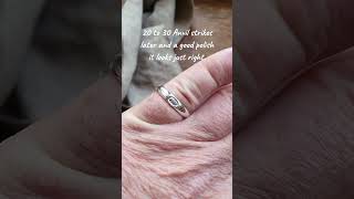 Making an Anvil wedding ring for Gretna Green [upl. by Ekoorb]